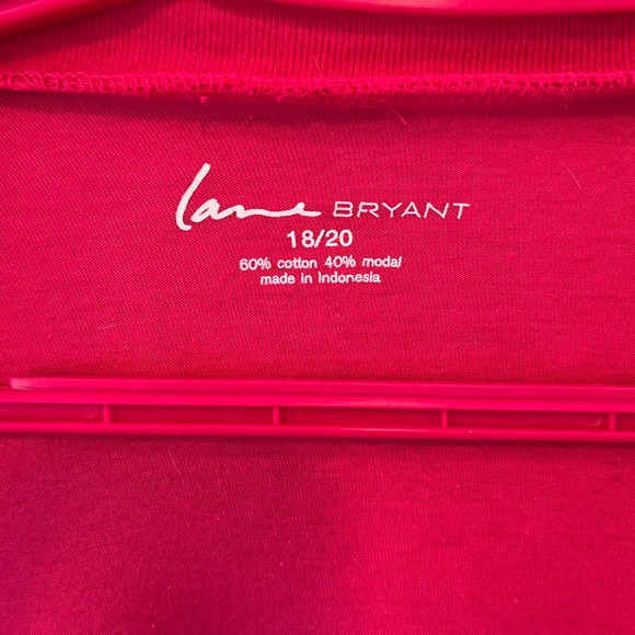 Lane Bryant Pink Drape Front Shrug Sweater - Picture 5 of 5